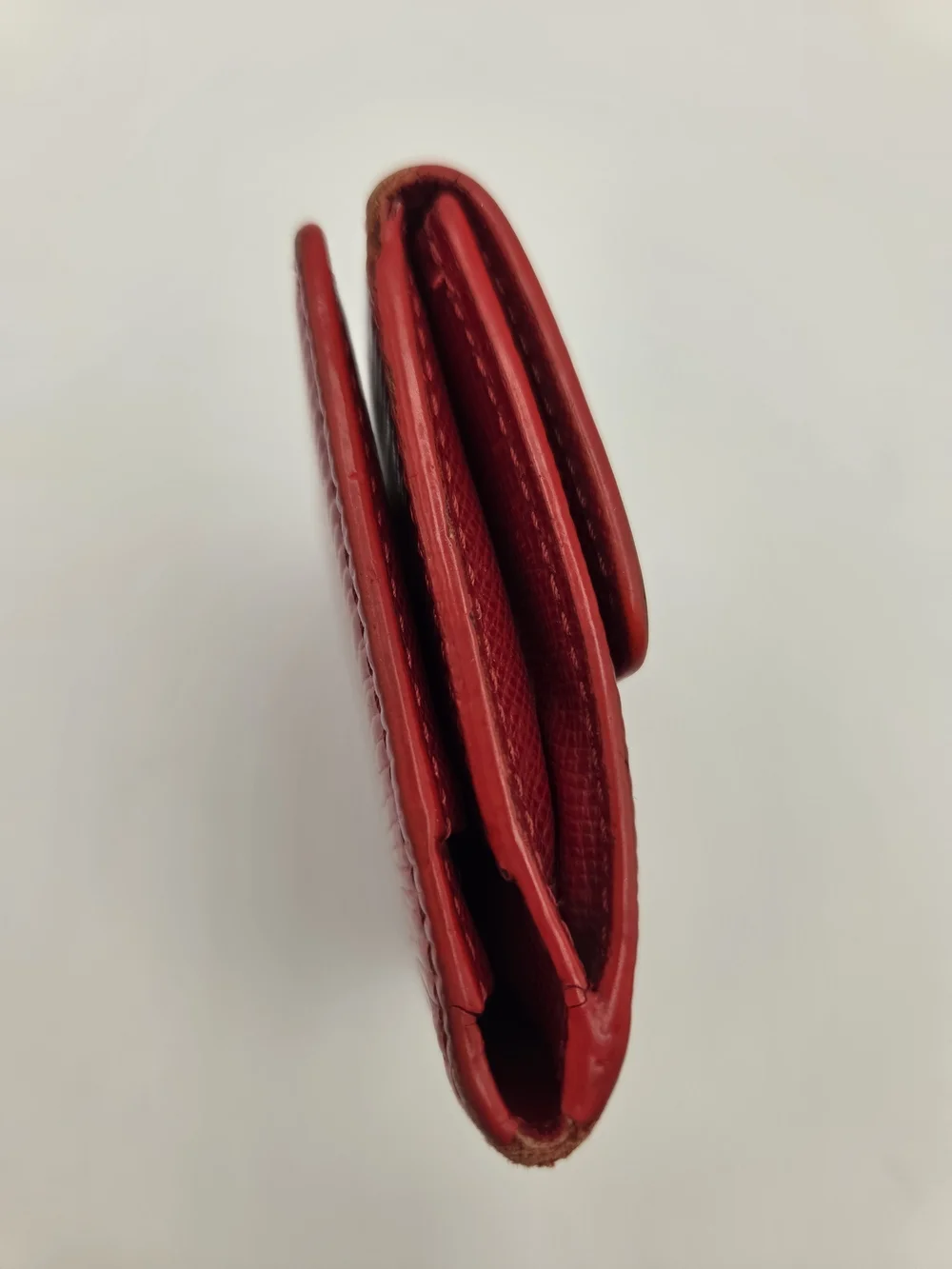 Authentic Louis Vuitton Red Epi Leather Wallet
